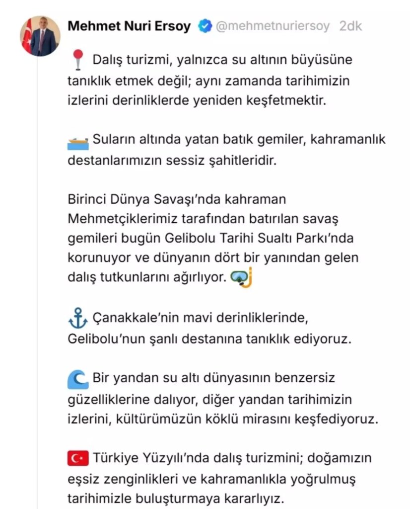 gelibolu tarihi sualti parki dalis turizminin merkezlerinden biri oluyor ECgl6kLf