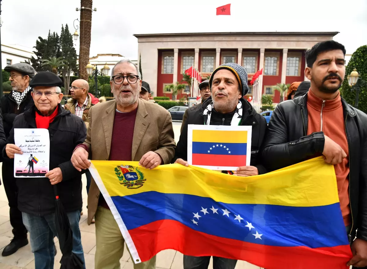 ABD’nin Venezuela’ya Saldırısı Protesto Ediliyor